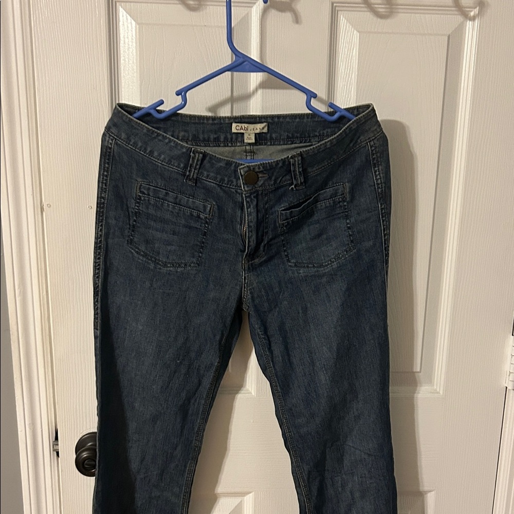 CAbi Dark Blue Flare Jeans
